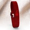 LED WATCH FABRIC Coral red