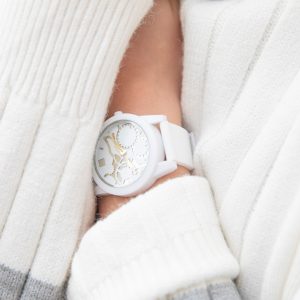 TOO LATE Watch JOY WHITE Gold horloge