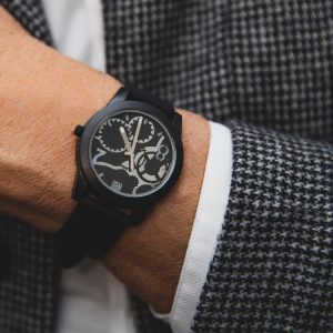 TOO LATE Watch JOY BLACK Silver Horloge