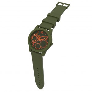 TOO LATE Watch JOY Army Green Orange Ø39mm