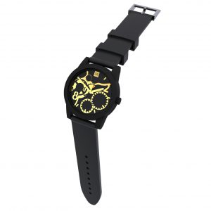 TOO LATE Watch JOY BLACK Gold Ø39mm