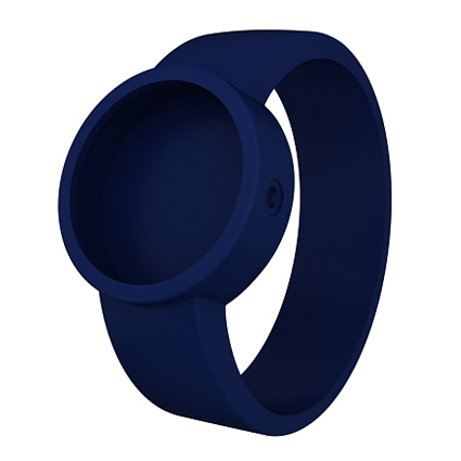 OCLOCK siliconen horlogebandje Donkerblauw